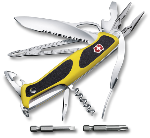 Нож Victorinox RangerGrip Boatsman, 130 мм, 22 функция, желтый 0.9798.MWC8 от прозводителя Victorinox