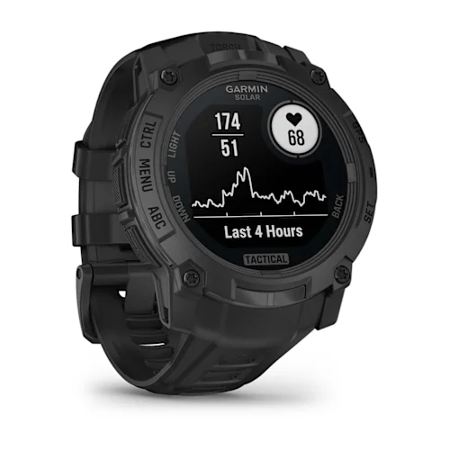 GARMIN Instinct 3 – 50 mm, Solar, Tactical Black with Charcoal Band 010-02935-50 010-02935-50 от прозводителя Garmin
