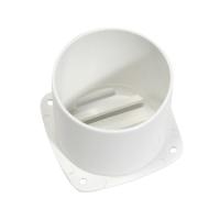 Крышка вентиляции с фланцем 86х86х80мм, белый пластик 0102-12 от прозводителя TMC