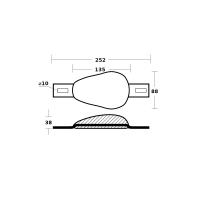 Анод алюминиевый на корпус судна 00351/1AL от прозводителя Tecnoseal