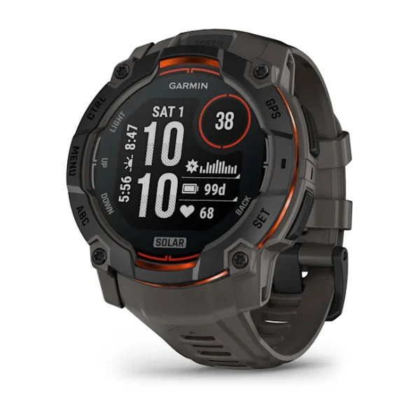 GARMIN Instinct 3 – 50 mm, Solar Black with Charcoal Band 010-02935-00 010-02935-00 от прозводителя Garmin