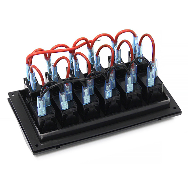 Панель переключателей 6 клавиши с автоматическими выключателями NEKEKE, серия S без светодиодов BP6S от прозводителя NEKEKE