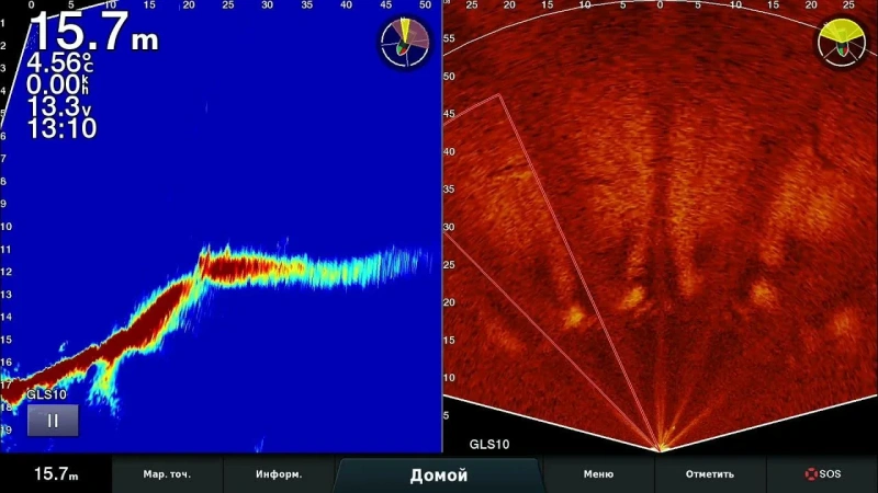 Garmin GPSMAP 723xsv/743xsv с Panoptix LVS34 + GLS10