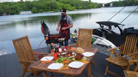Газовый гриль O-GRILL 800T orange + адаптер А 800T_ORANGE от прозводителя O-GRILL