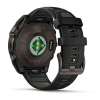 Garmin Fenix 8 - 47 мм SOLAR | SAPPHIRE | Carbon grey DLC titanium with Black/pebble grey silicone band