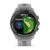 Garmin Approach S70 - 42 мм | Black/Amp Yellow Ceramic Bezel with Powder Grey Silicone Band