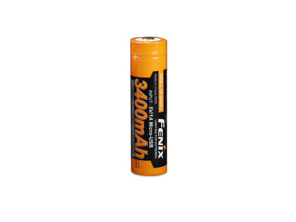 Аккумулятор 18650 Fenix  ARB-L18-3400U mAh Li-Ion USB Charge ARB-L18-3400U от прозводителя Fenix