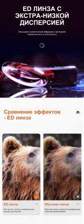 Бинокль Eyeskey Captor ED-8x42 EyeS-B112 от прозводителя Eyeskey
