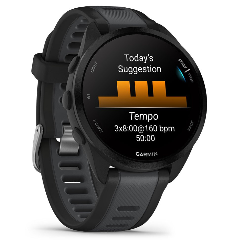 Garmin Forerunner 165 - Music | Black/Slate grey