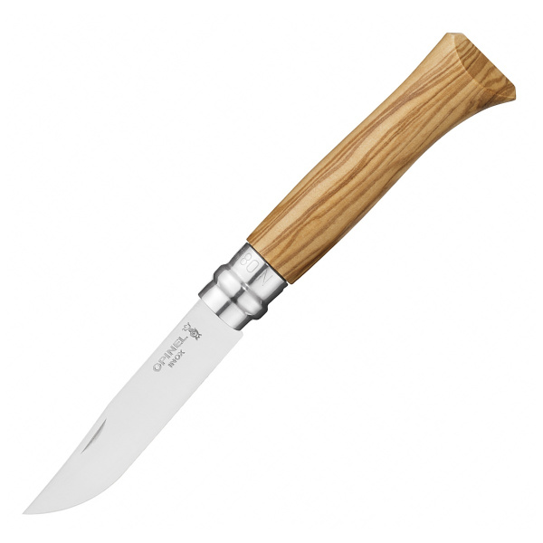 Нож Opinel №8, нержавеющая сталь, рукоять из оливкового дерева, 000899 000899 от прозводителя Opinel