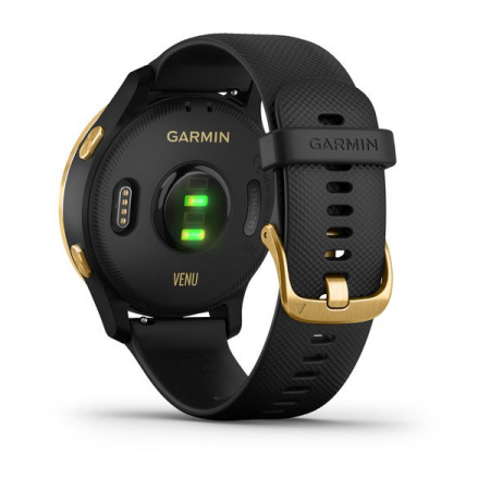 Garmin Venu - | Black with Gold Hardware