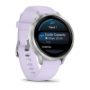 Garmin Venu 4 - 41 мм | Silver with Periwinkle Silicone Band
