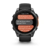 Garmin Fenix 8 - 47 мм AMOLED | Slate grey with Black silicone band