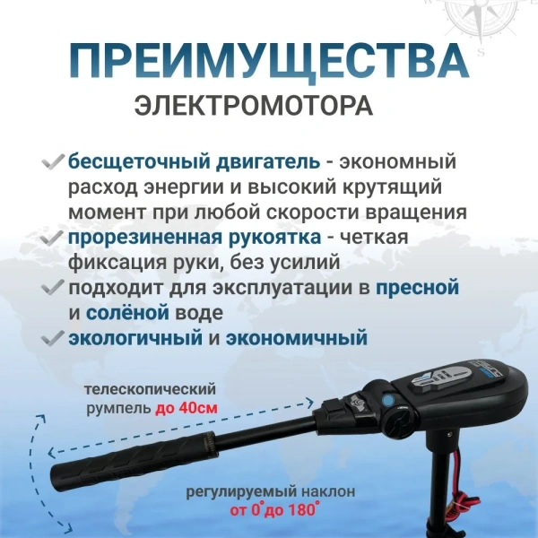 Haswing Protruar 1.0 / 65Lbs / 12v / 87 см 50744-90_B от прозводителя Haswing