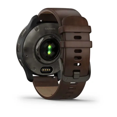Garmin Venu Sq | Light Gold Aluminium Bezel with White Case and Silicone Band