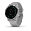 Garmin Vivoactive 4s - 40 мм | Powder Grey with Silver Hardware